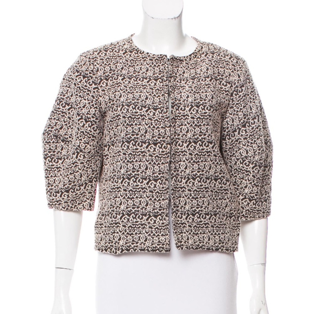 Alice + Olivia Structured Cropped Jacket - image 1